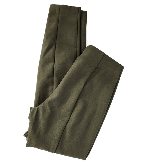 Talbots Portland Pant Womens Size 2P Slim Leg Olive Green Ankle Flat Front NWT - Picture 5 of 12